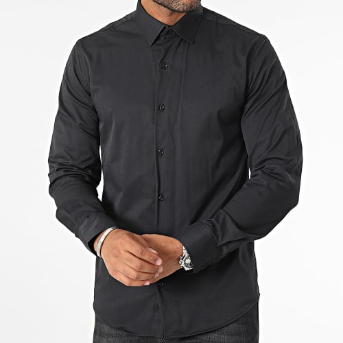 Chemise Manches Longues Noir