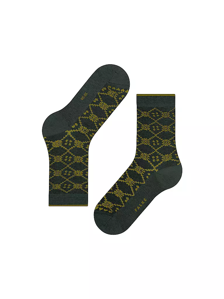 FALKE Socken RETRO SENSATION forest grün