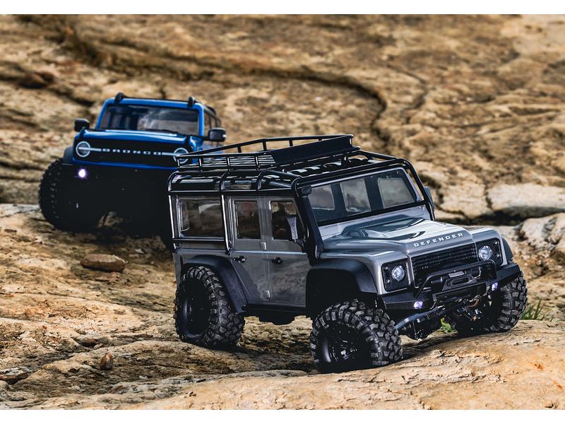 Traxxas Scale Crawler TRX-4M Land Rover Defender Silber, RT TRX-4 Performance im Mini-Format