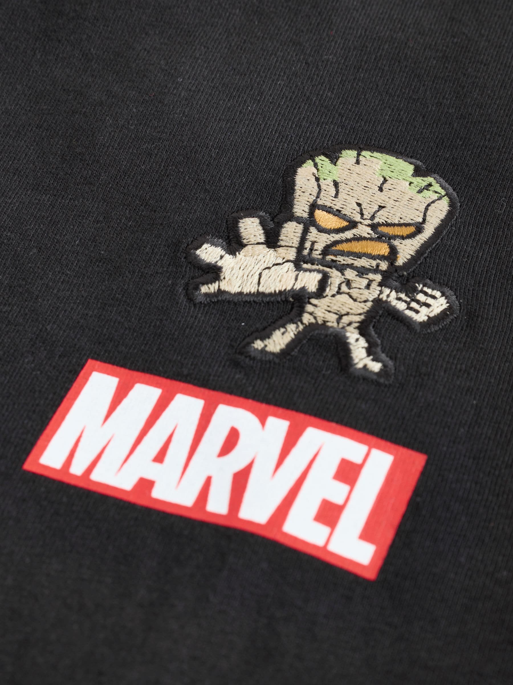 Zwart - Guardians of the Galaxy Groot T-shirt met lange mouwen (3-16jaar)