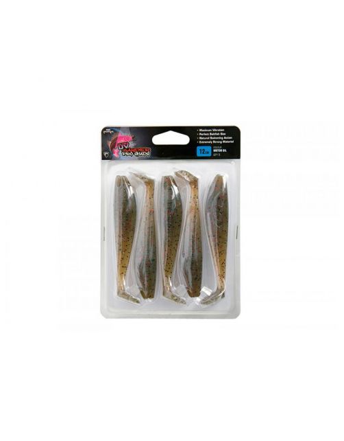 Fox Rage Zander Pro Ultra Uv 12cm\/4.75 Inch Mototr Oil X 5pc - Softbait -