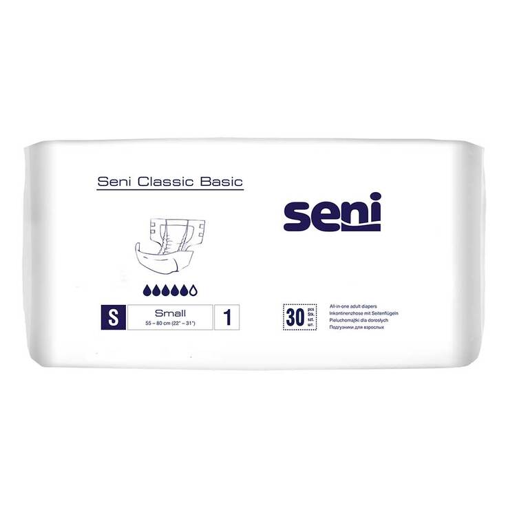 Seni Classic Basic Inkontinenzhose Größe S, 30 St