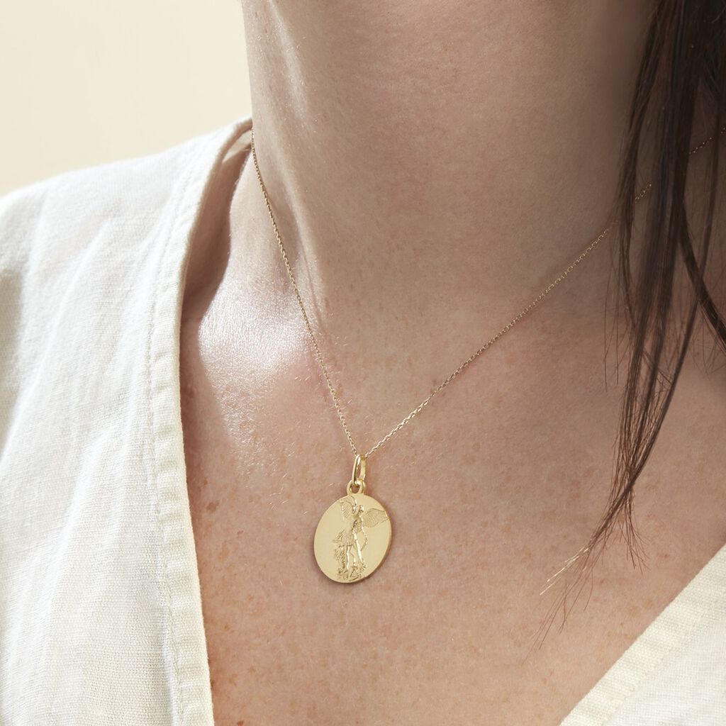 Medaille Or Jaune Saint Michel