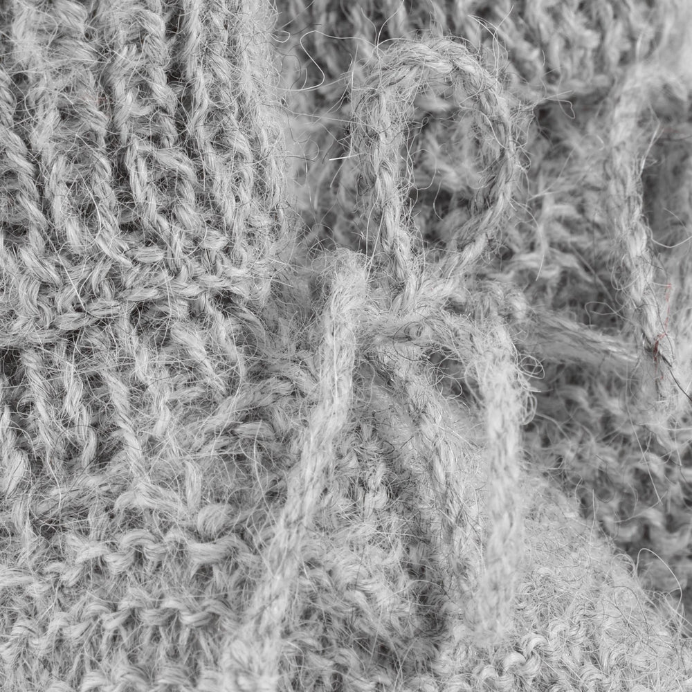 Køb Huttelihut Medium Grey Melange Futter Alpaca Uld Strik