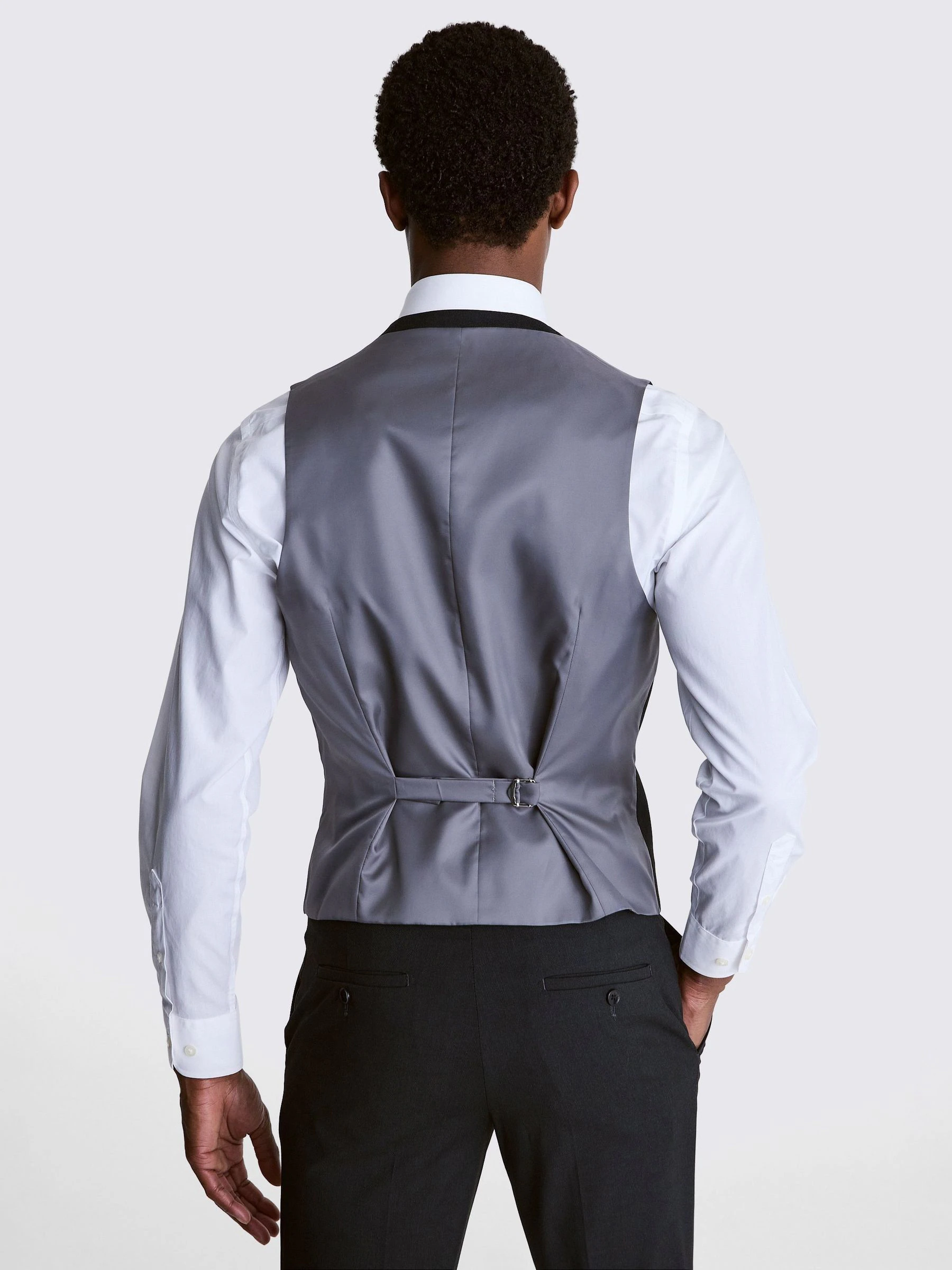 Antraciet - MOSS Slim Fit Stretch Gilet