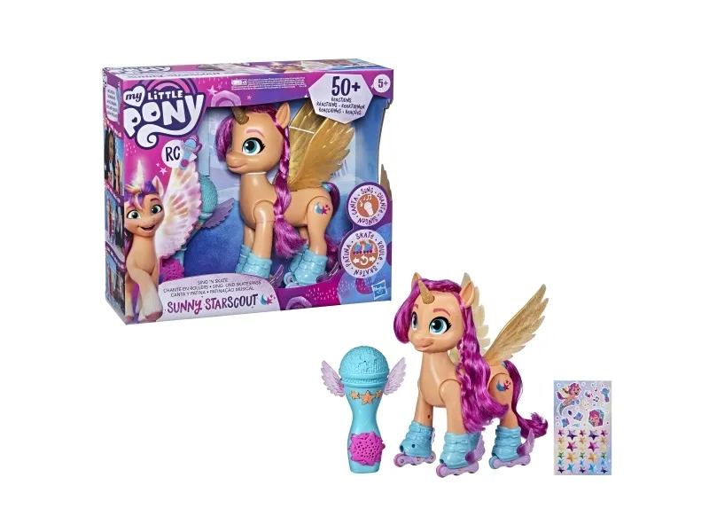My Little Pony Movie Sing ''N Skate Sunny Starscout, 5 År, My Little Pony, Flerfarvet, Plast