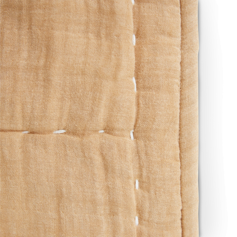 HKliving Quilted plaid 130x170 sand