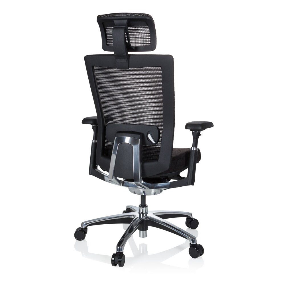 High End Bürostuhl NOVA PRO I Stoff/Netzstoff mit Armlehnen hjh OFFICE