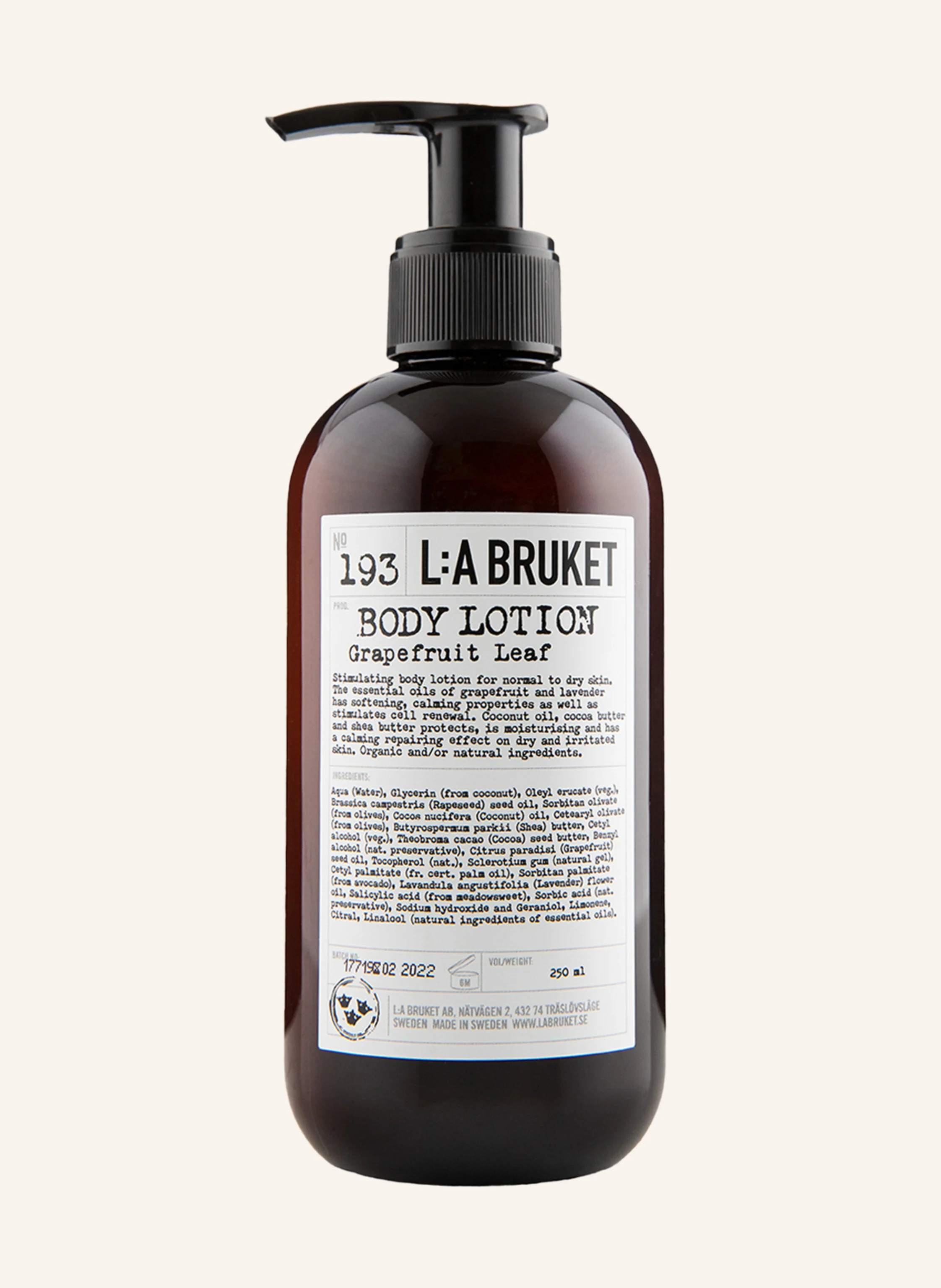 L:A BRUKET Bodylotion