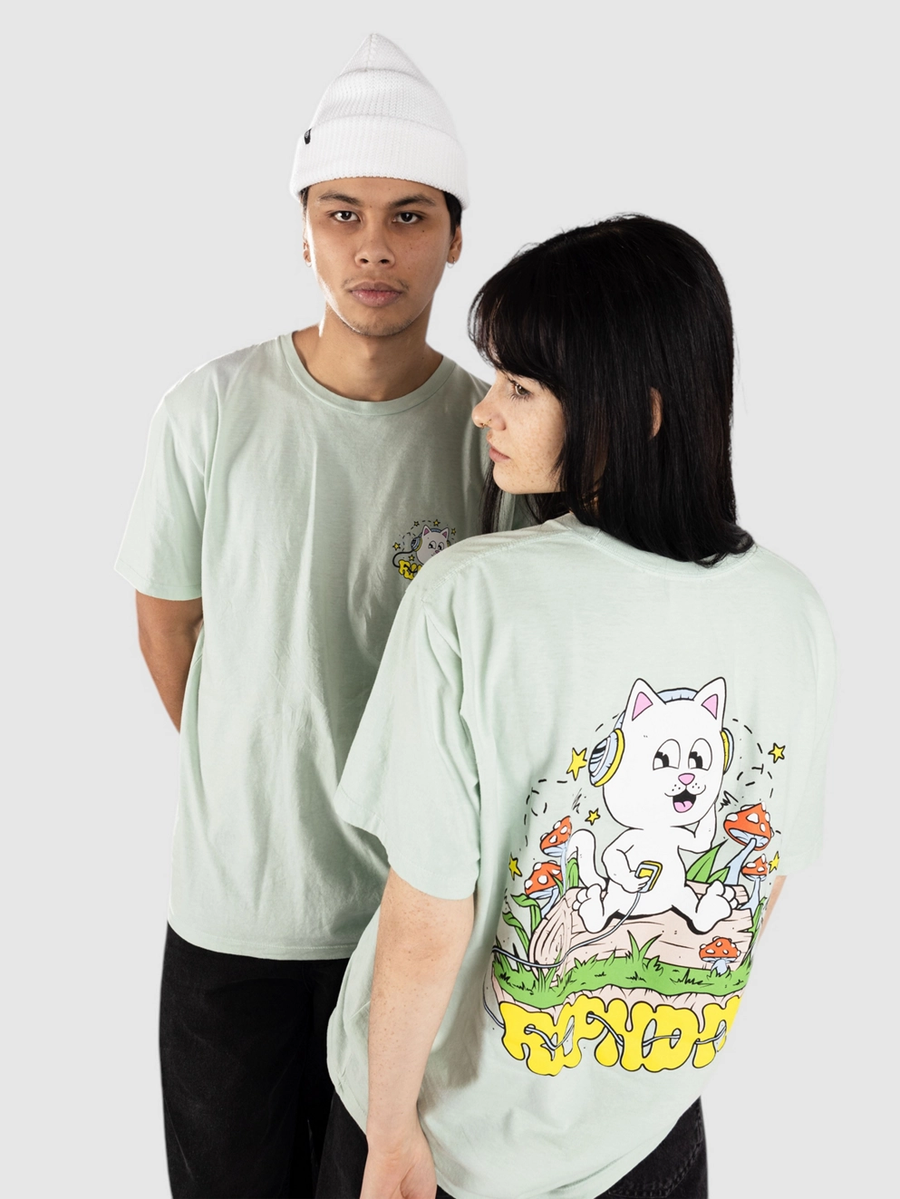 RIPNDIP Shroom Song T-Shirt sage