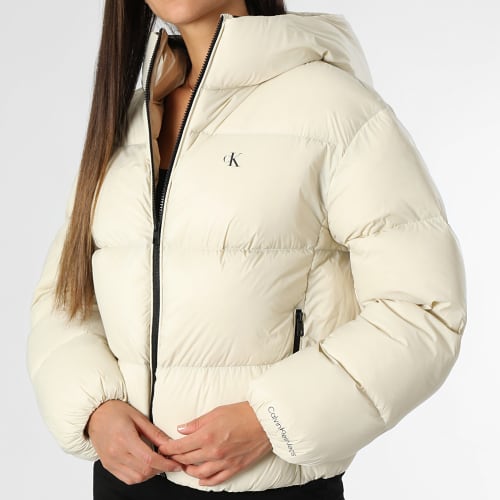 Doudoune Capuche Femme 1653 Beige