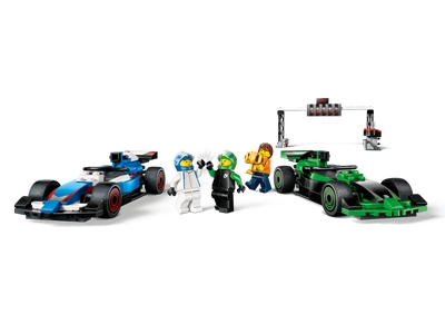 LEGO F1® grid met VCARB en Sauber racewagens (60474)
