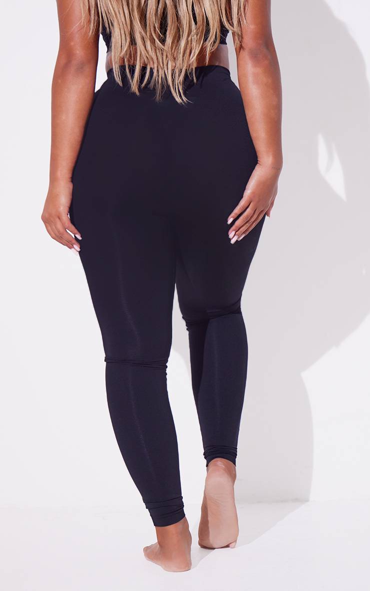 Noir Legging Sans Couture Stretch Sculptant