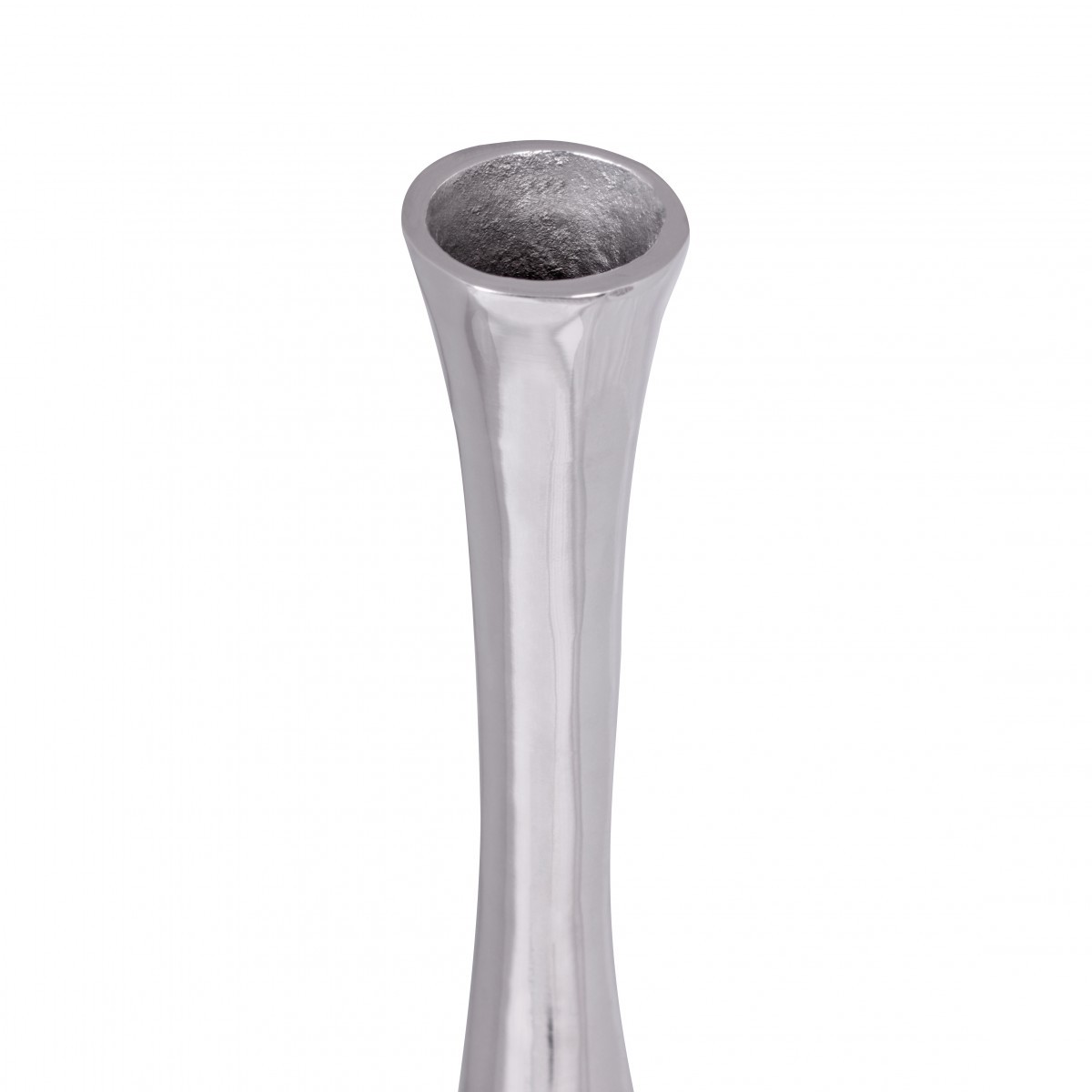 Deko Vase - schmal - Aluminium