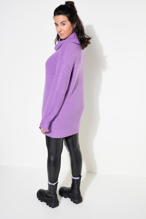 Pullover, oversized, Rollkragen