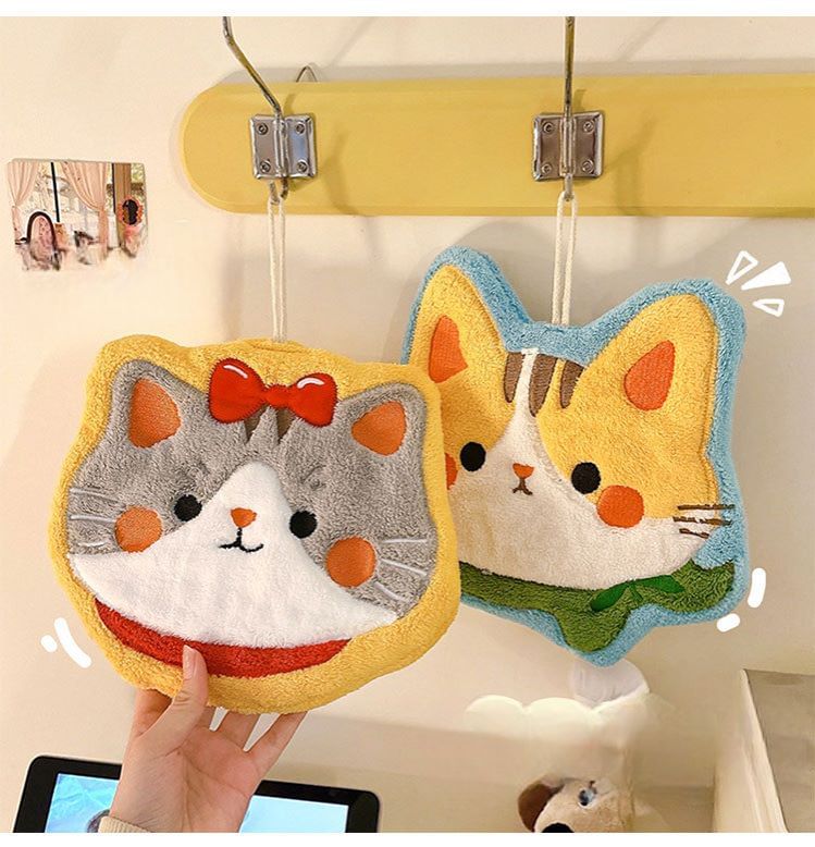 Yunikon - Handdoek van kattenkoraalfleece (verschillende ontwerpen)