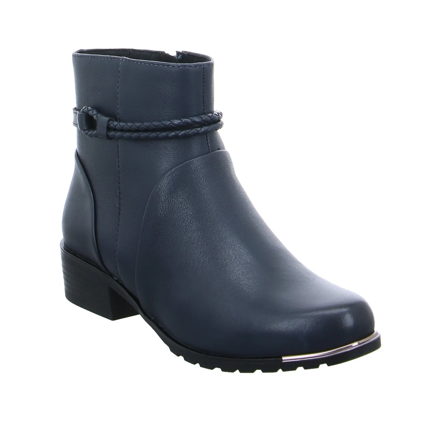 CAPRICE Boot Blau Leder
