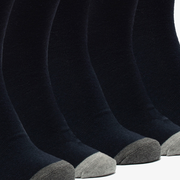 5 paar heren sokken blauw