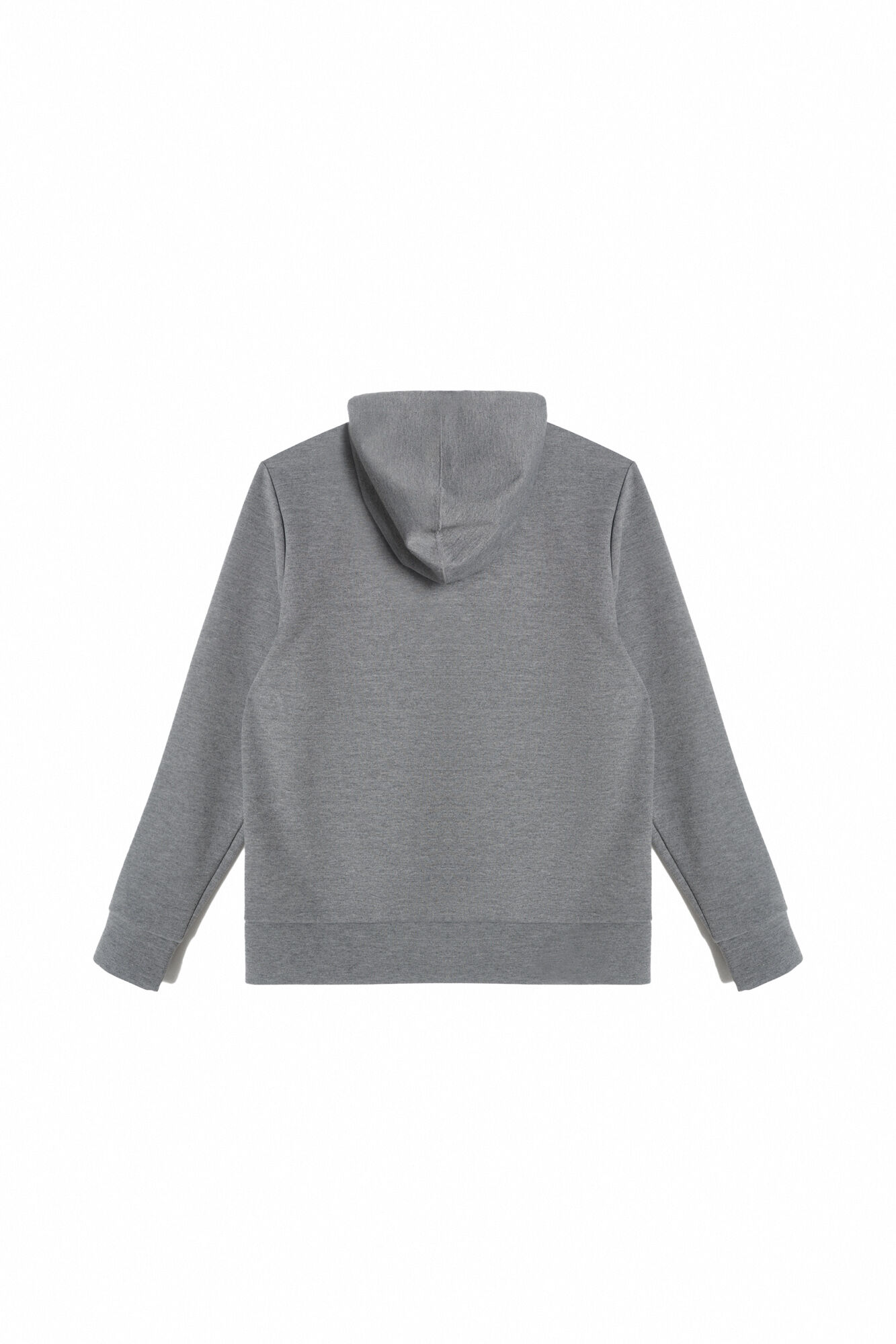 Moletom com capuz e logo OOTO grande - Cinza