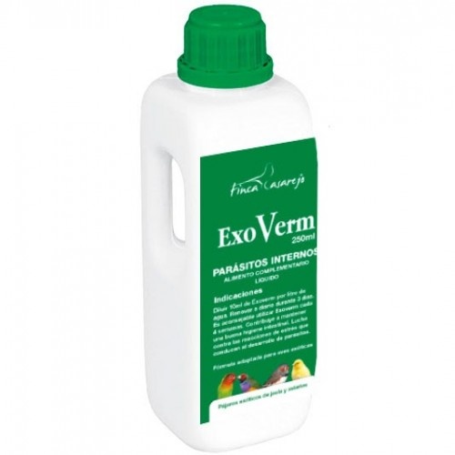 Finca Casarejo Exoverm prevenção natural de parasitas internos para aves