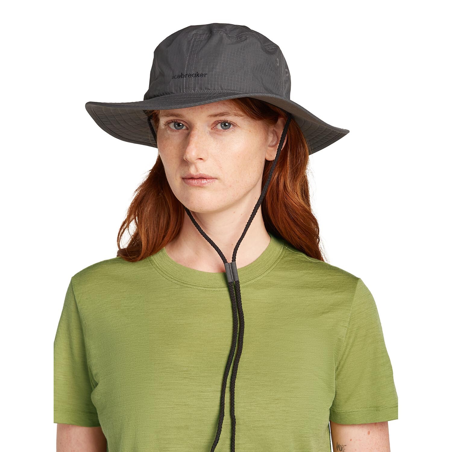 Icebreaker Shell  Cotton Windb Wide-brim Hat