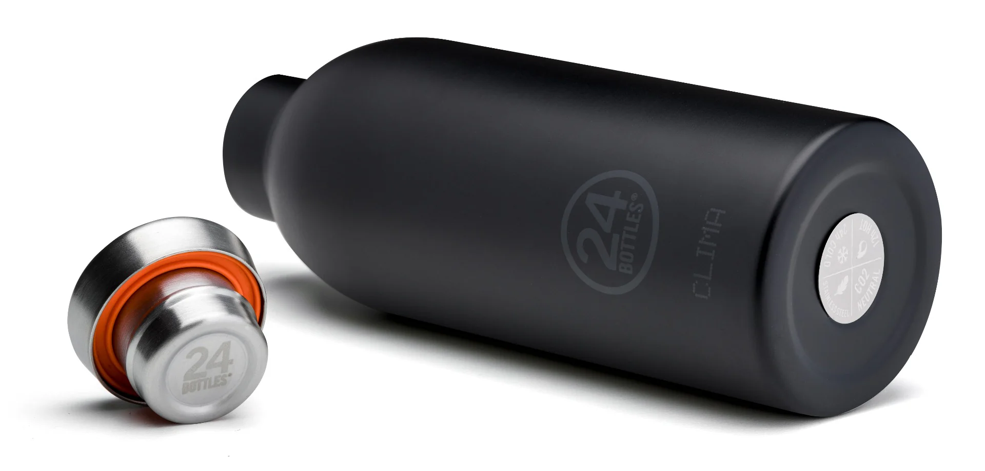 24Bottles  Clima termoflaske, Tuxedo Black - 500 ml