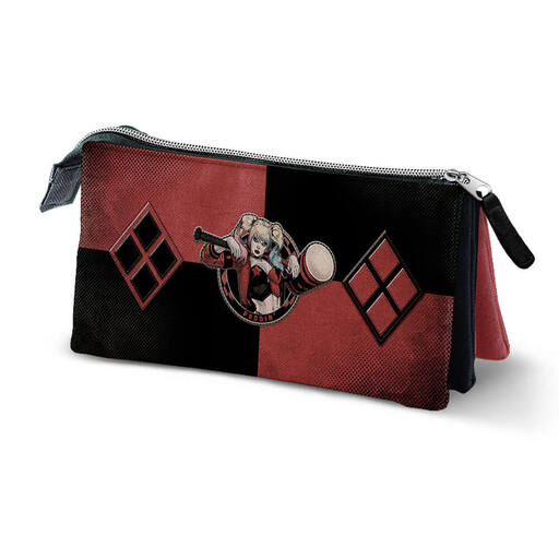 Estojo Triplo Harley Quinn