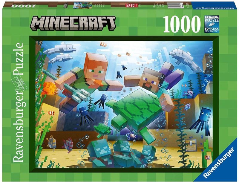 Ravensburger - Minecraft - Mozaïek Puzzel - 1000 Stukjes