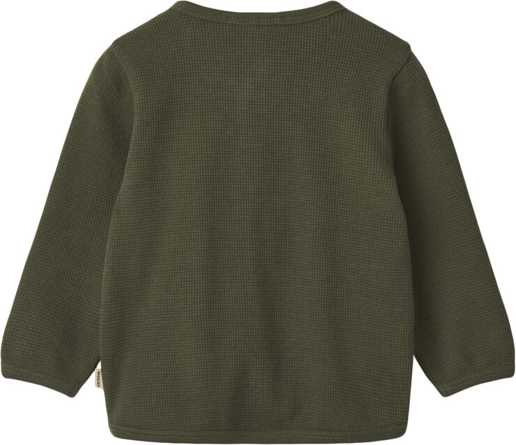 Wheat Sweat Cardigan Toto Pine needle