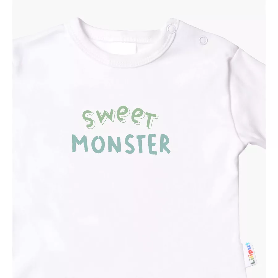 Liliput Langarmshirt Sweet Monster weiß