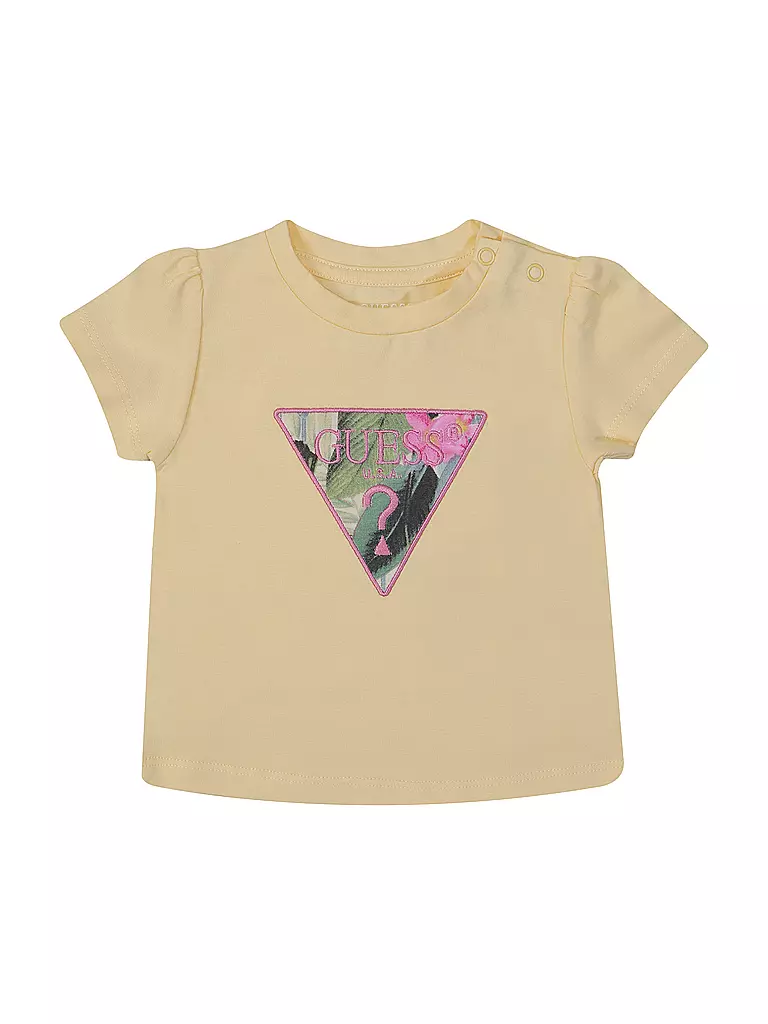 GUESS Baby Set 2-teilig (T-Shirt und Shorts) gelb