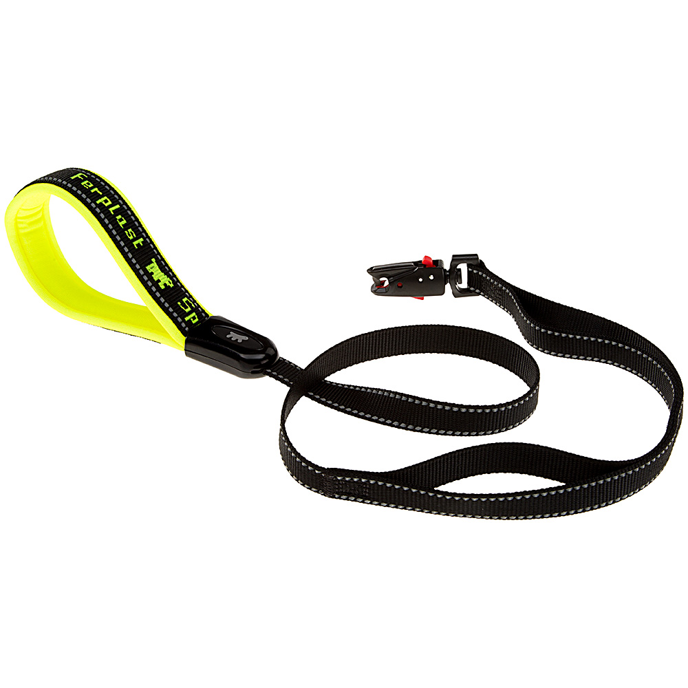 Ferplast laisse pour chiens en nylon sport dog matic g25/120, innovant mousqueton avec mécanisme magnétique, rembourrage souple,