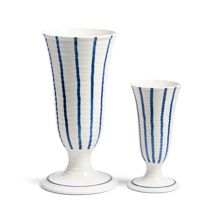 &klevering - Anouk Vase, Ø 13 x 25,5 cm, blau