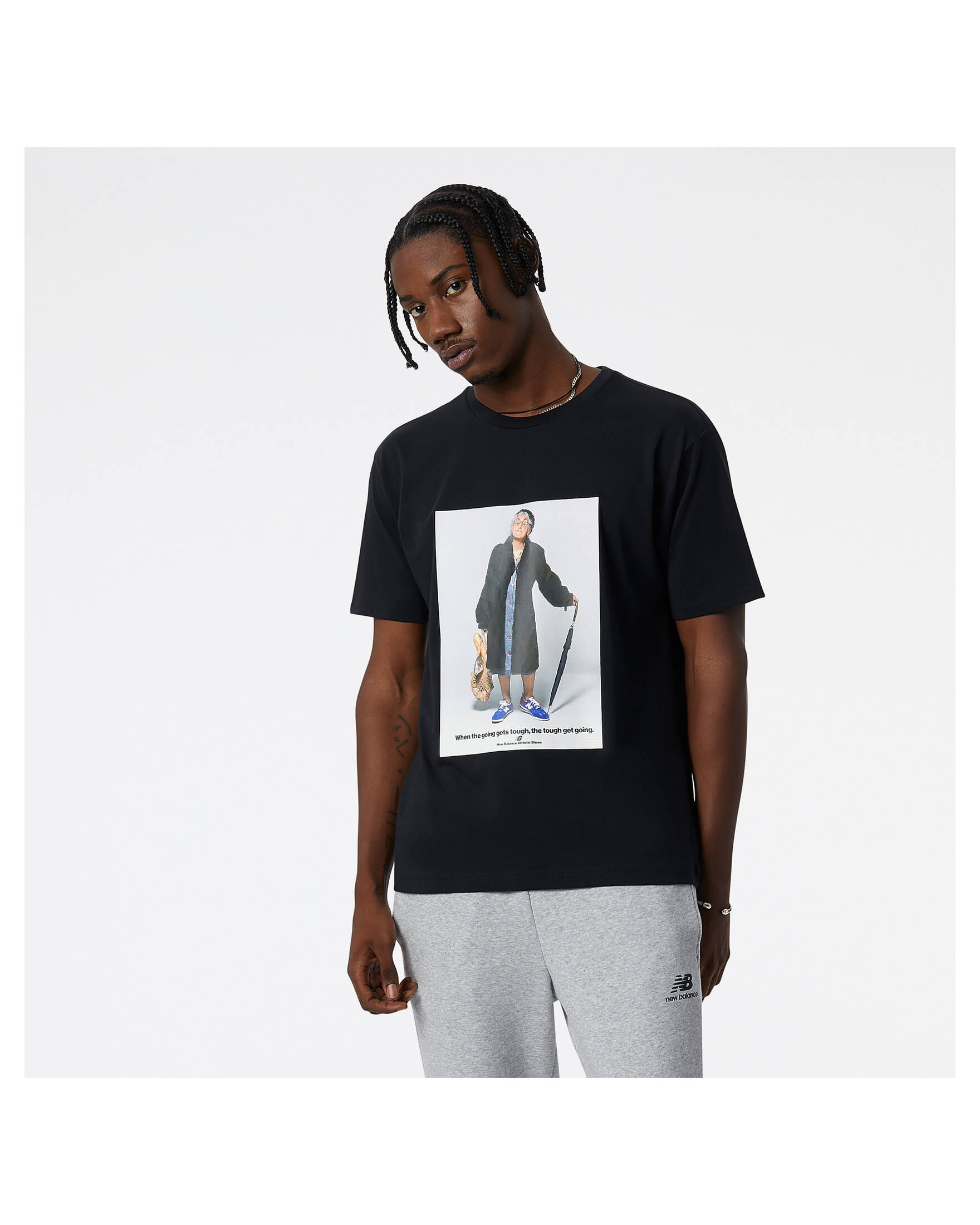 new balance| Herren T-Shirt ESSENTIALS GRANDMA