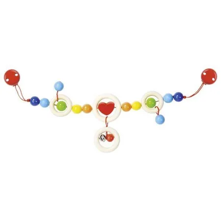 Heimess Kinderwagenkette Herz mit Clips
