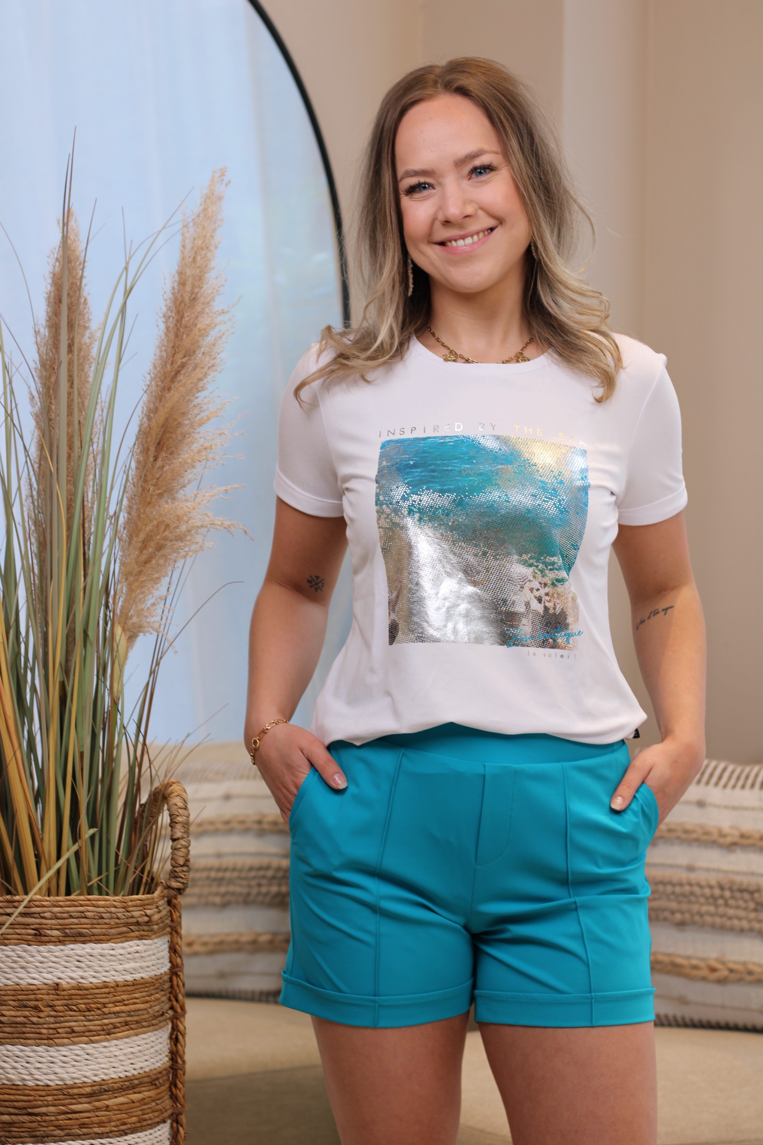 Zoso - Betty Travel Short - Capri Breeze