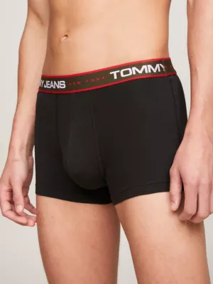 Cuecas boxer com cós elástico e logo de Nova York, pacote com 3 unidades