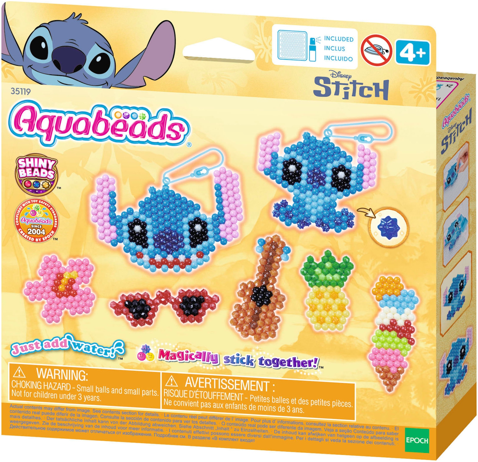 Aquabeads Kreativset »Stitch, Schlüsselanhänger Bastelset«