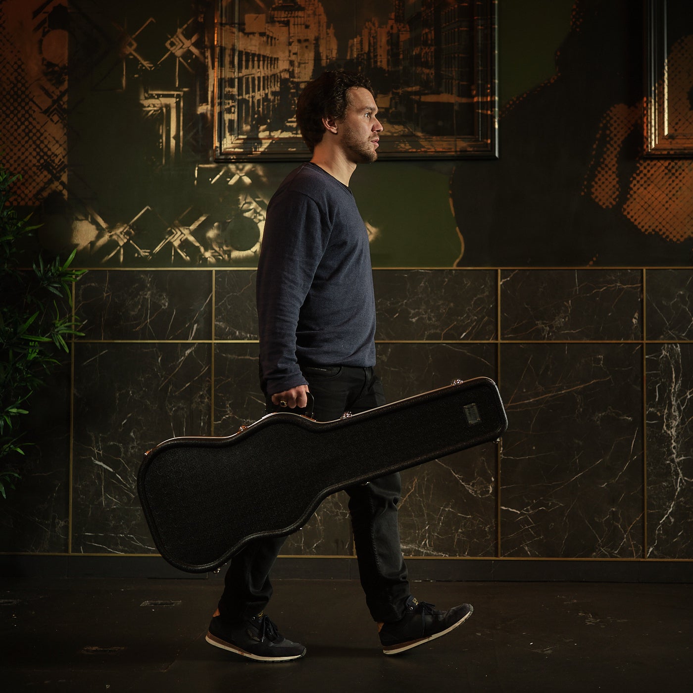 Fazley Protecc AEBK ABS koffer voor ST- & TE-stijl elektrische gitaar zwart