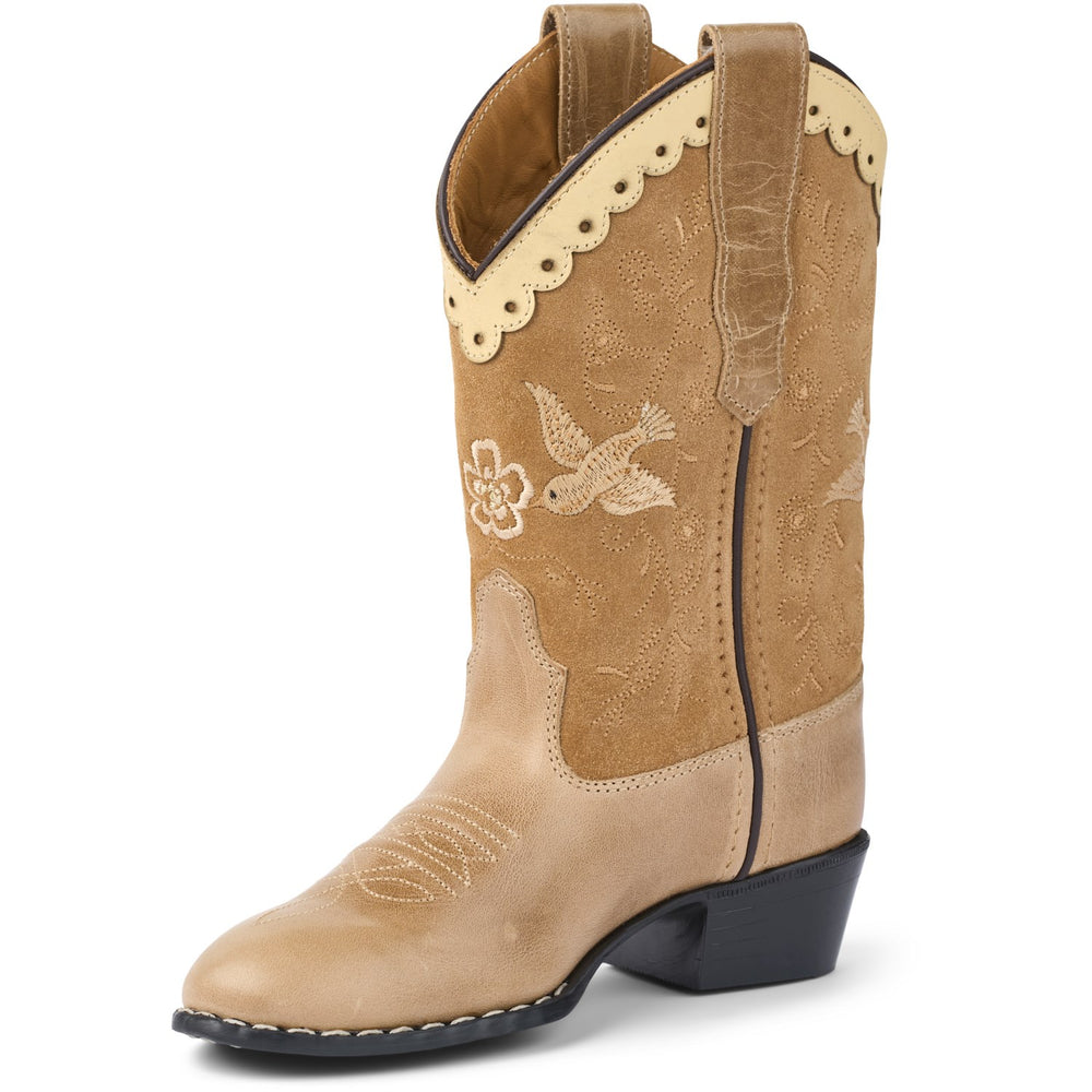 Køb COPENHAGEN COLORS Beige Suede Limited Cowboy Støvler High