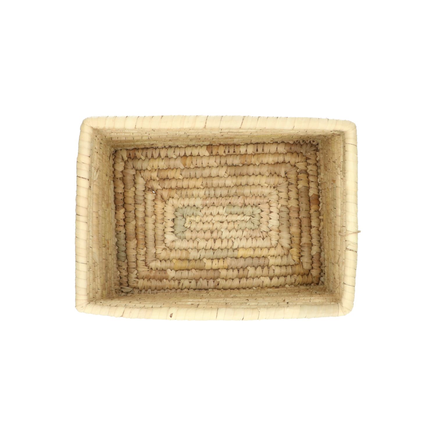 Mand met handvat, dadelblad, middel