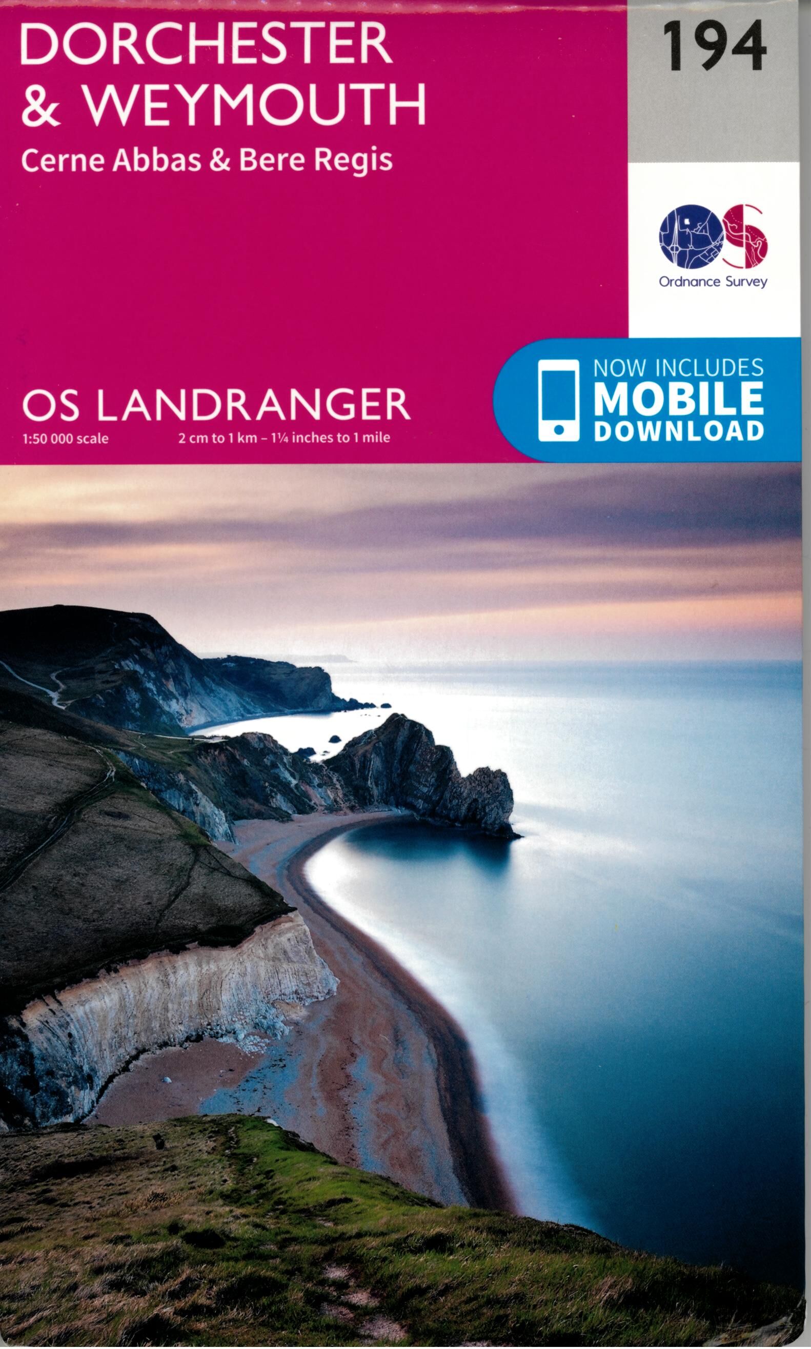 ORDNANCE SURVEY - 194 GB DORCHESTER 1 50 000