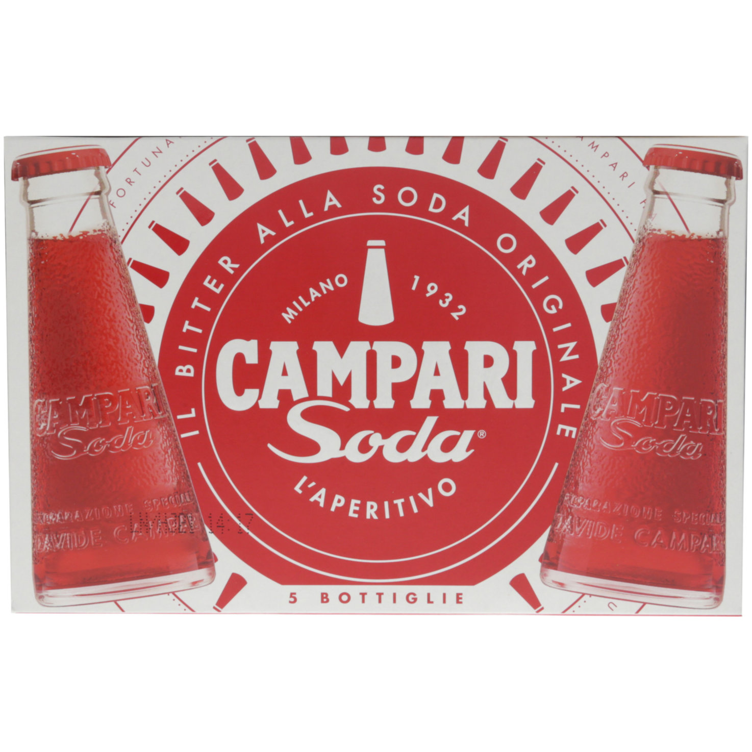 Campari Soda 5x9,8cl -49cl