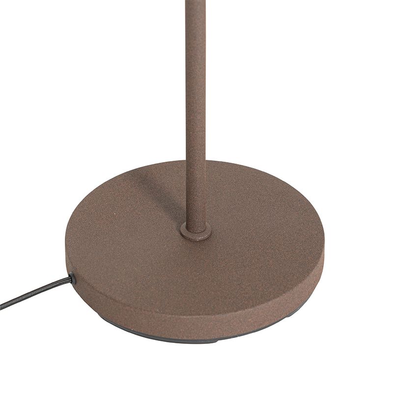 Design vloerlamp roestbruin draad - Johanna