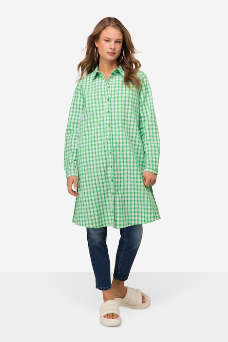 Karo Hemdblusenkleid, Oeko-Tex