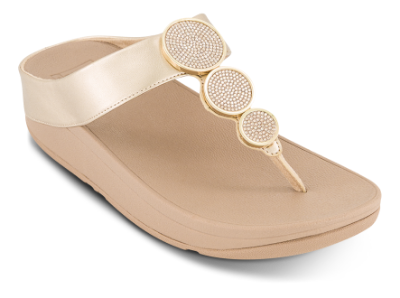 FitFlop Halo Bead-Circle Sandal Guld HJ1