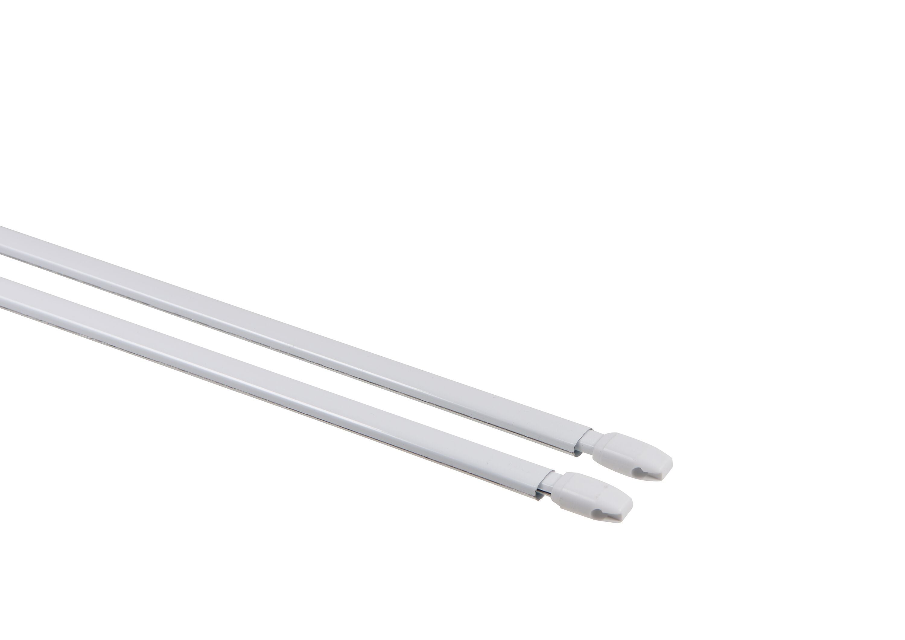 BASIC Vitragenstange - Weiss / B: 120.0 cm