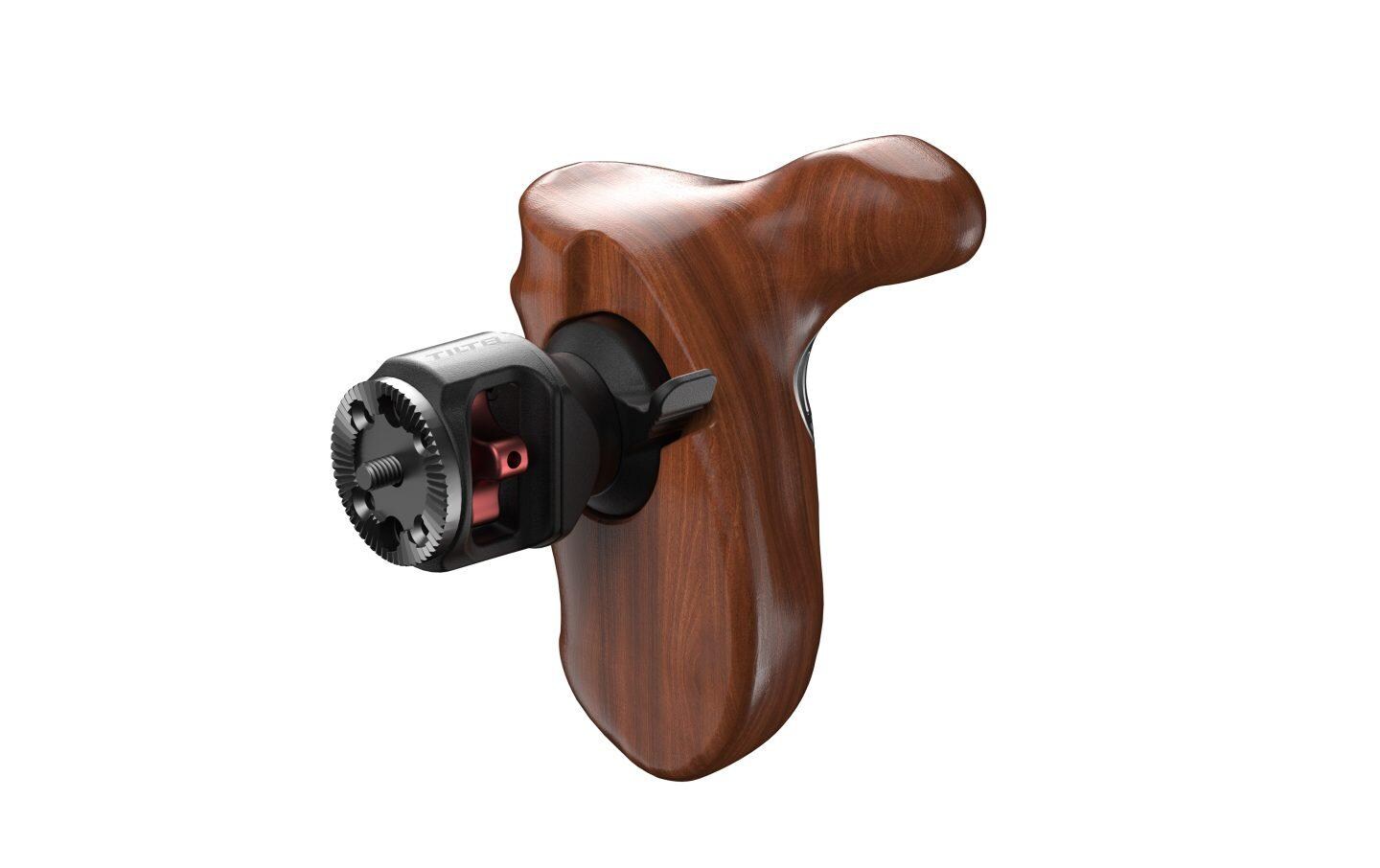 Advanced Right Side Wooden Handle Type X<br>Ergonomischer Holzgriff für maximalen Komfort mit ARRI-Rosettenanschluss