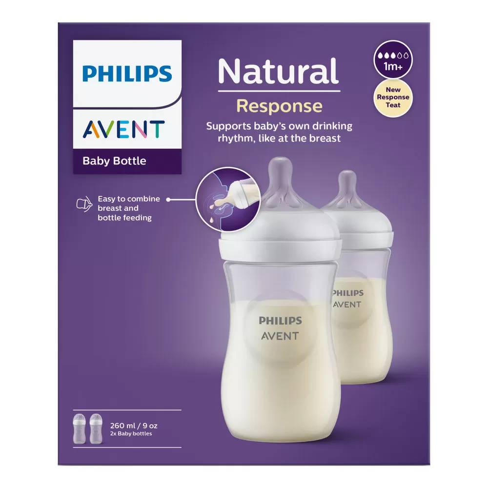 Philips Avent Natural Response Sutteflaske 1 mdr. , 260 ml. - 2 stk.