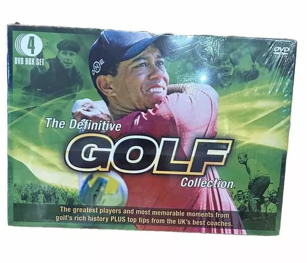 The Definitive Golf Collection DVD, 2009 4 DVD Tiger Woods () Region 2 (Brand New)